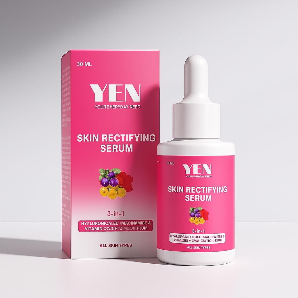 3-in-1 Skin Rectifying Serum-2% hyaluronic Acid, 10% Niacinamide &Vitamin C rich Kakadu plum for pigmentation, dark spots and hydrating skin | Multi Correction serum for all skin types (30 ml) Unisex