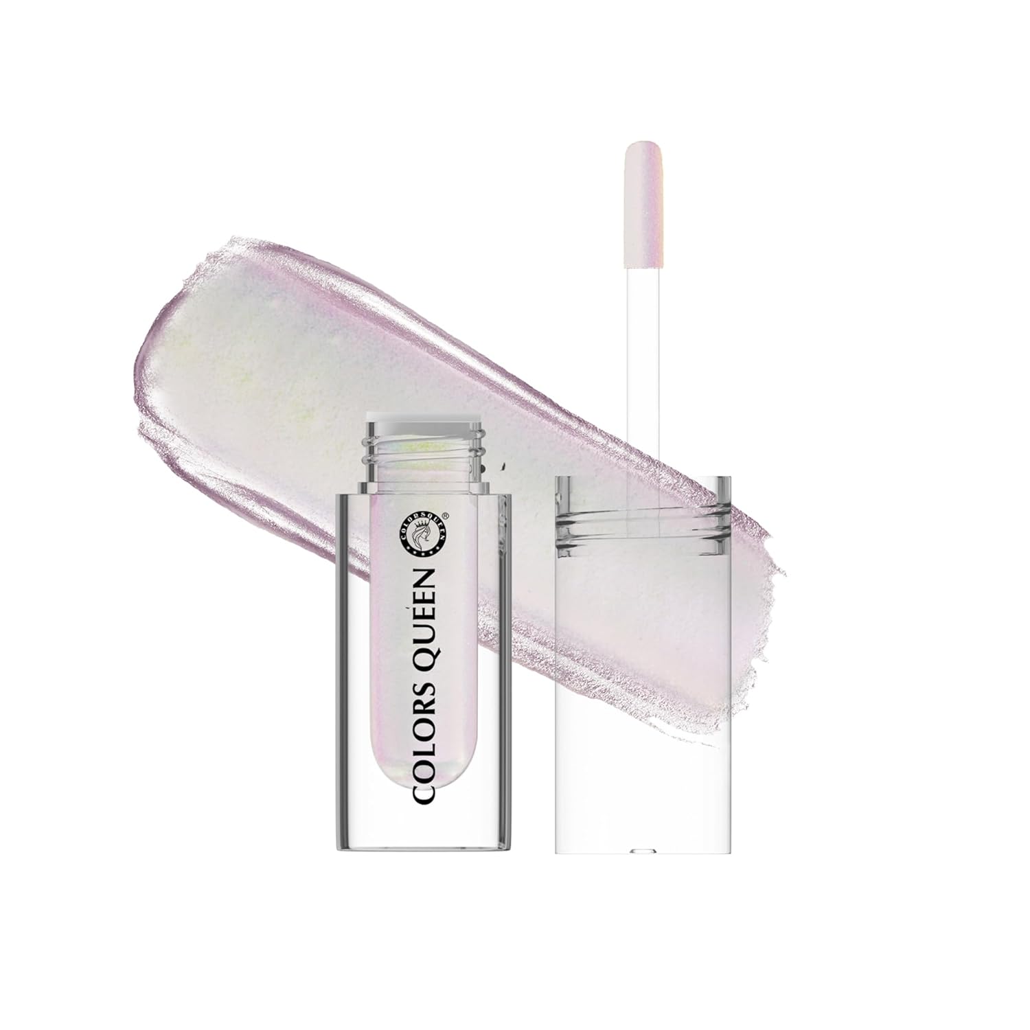 Colors Queen Multichrome Liquid Eyeshadow | Long Wearing & Highly Pigmented Eyeshadow with Metallic Finish | Transfer Proof & Smudge Proof Liquid Eye Shadow for Eye Makeup (06 - Frosted Petal)