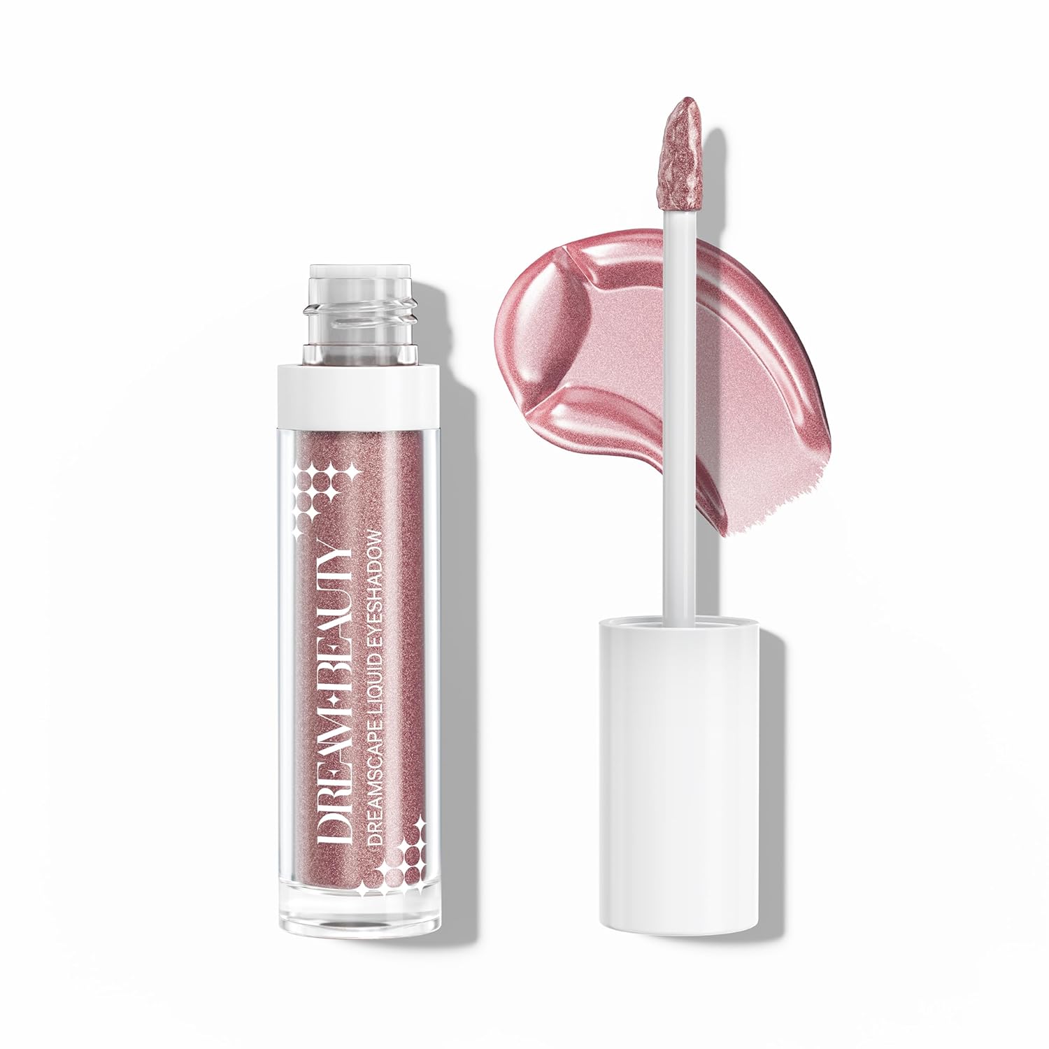 Dream Beauty Dreamscape Liquid Eyeshadow | Long-Wear Metallic Shimmer Eye Makeup | Lightweight, Blendable, Quick Dry Formula | Smudge-Proof & Non-Transfer | 10gm | (CORAL CONSTELLATION)