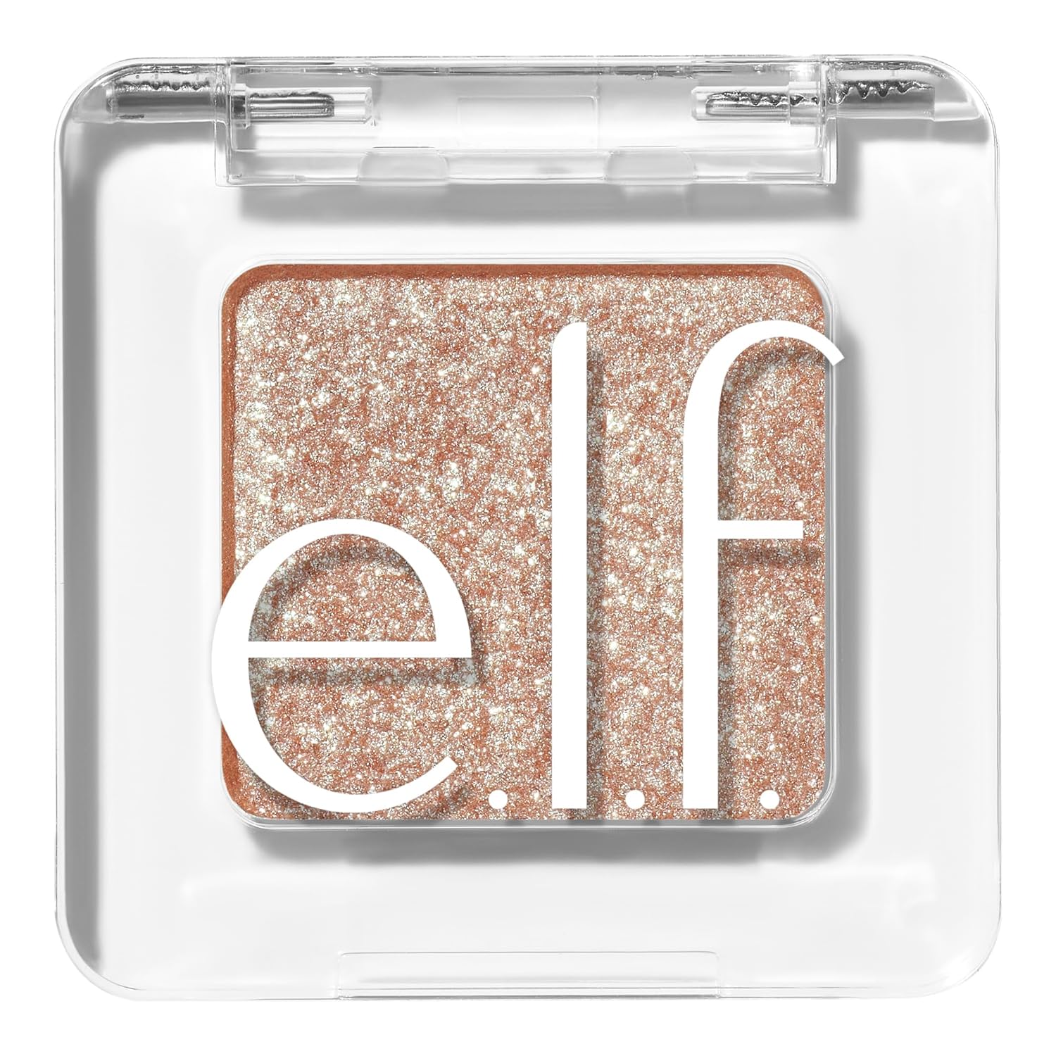 e.l.f. Powder Fine As Fleck Glitter Eyeshadow, Long-Lasting Sheer Eye Makeup With A Shimmer Finish, Smooth Formula, Vegan & Cruelty-Free, Champagne Showers