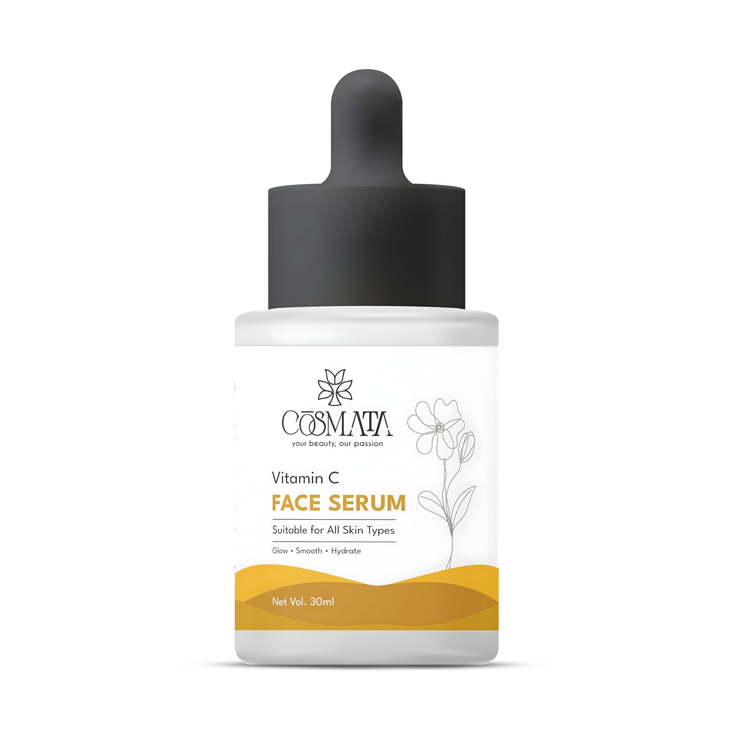Face Serum, 30ml - Vitamin C, Kojic Acid 2%, Niacinamide 10% for Brightening, Dark Spots, Glowing Skin (30 Ml, Vitamin C)