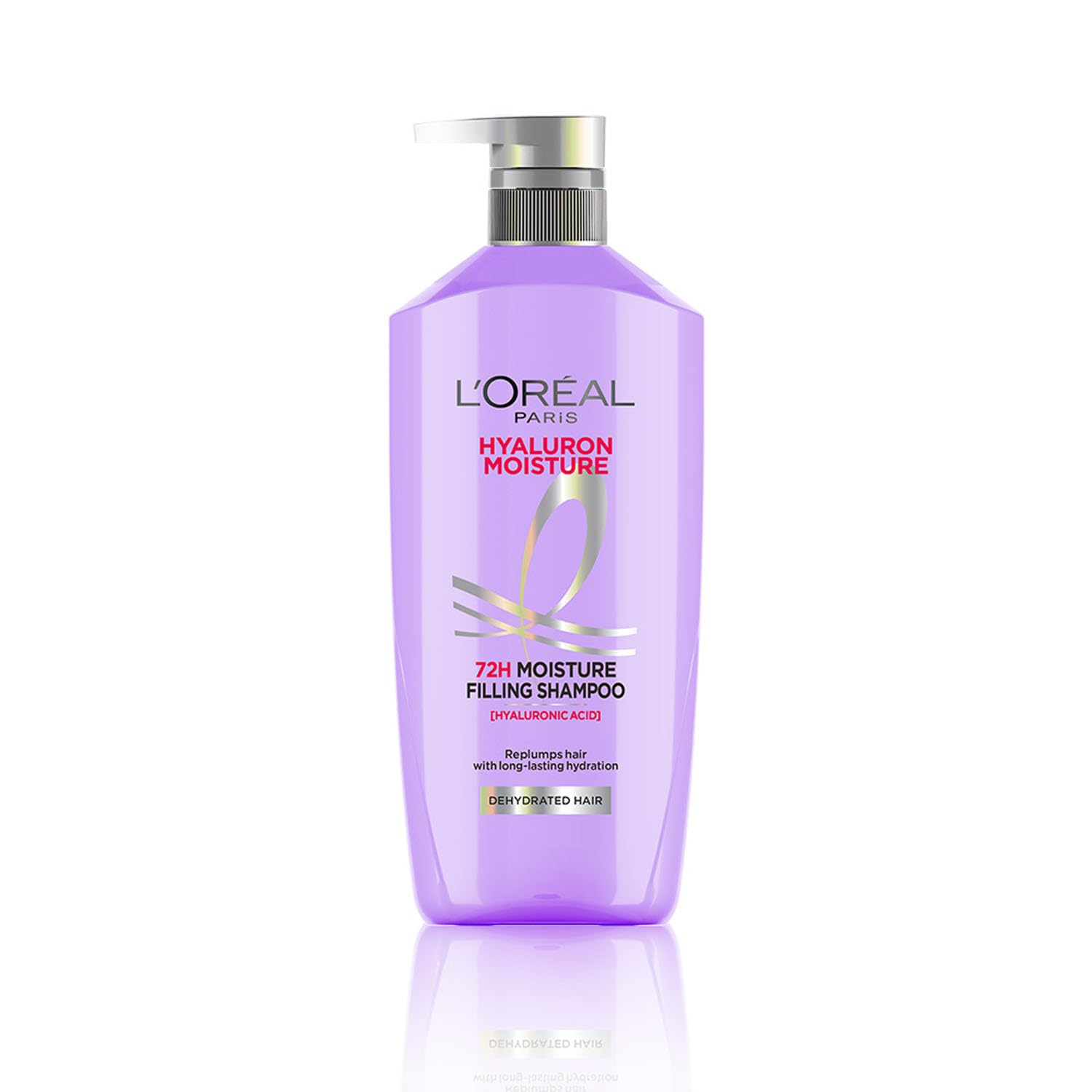 L'Oreal Paris Hyaluron Moisture 72Hr Filling Shampoo With Hyaluronic Acid, For Frizz-Free, Hydrated And Bouncy Hair Full Of Life | 800 Ml