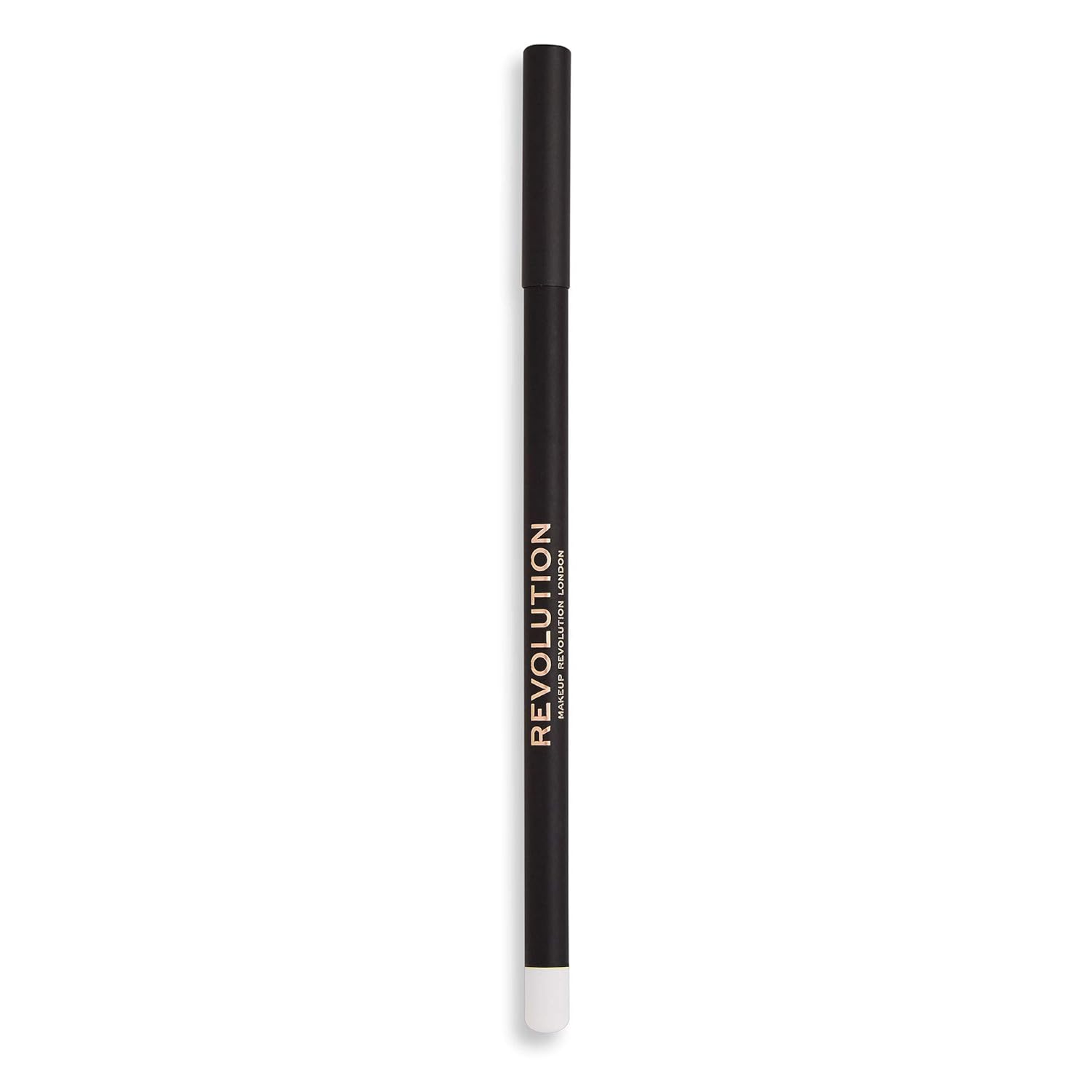 Makeup Revolution Kohl Pencil Eyeliner (White)| Waterproof Makeup For Day to Night| Twist Up Pencil - Waterproof, Smudge Proof & Long Lasting Eye Makeup-1g