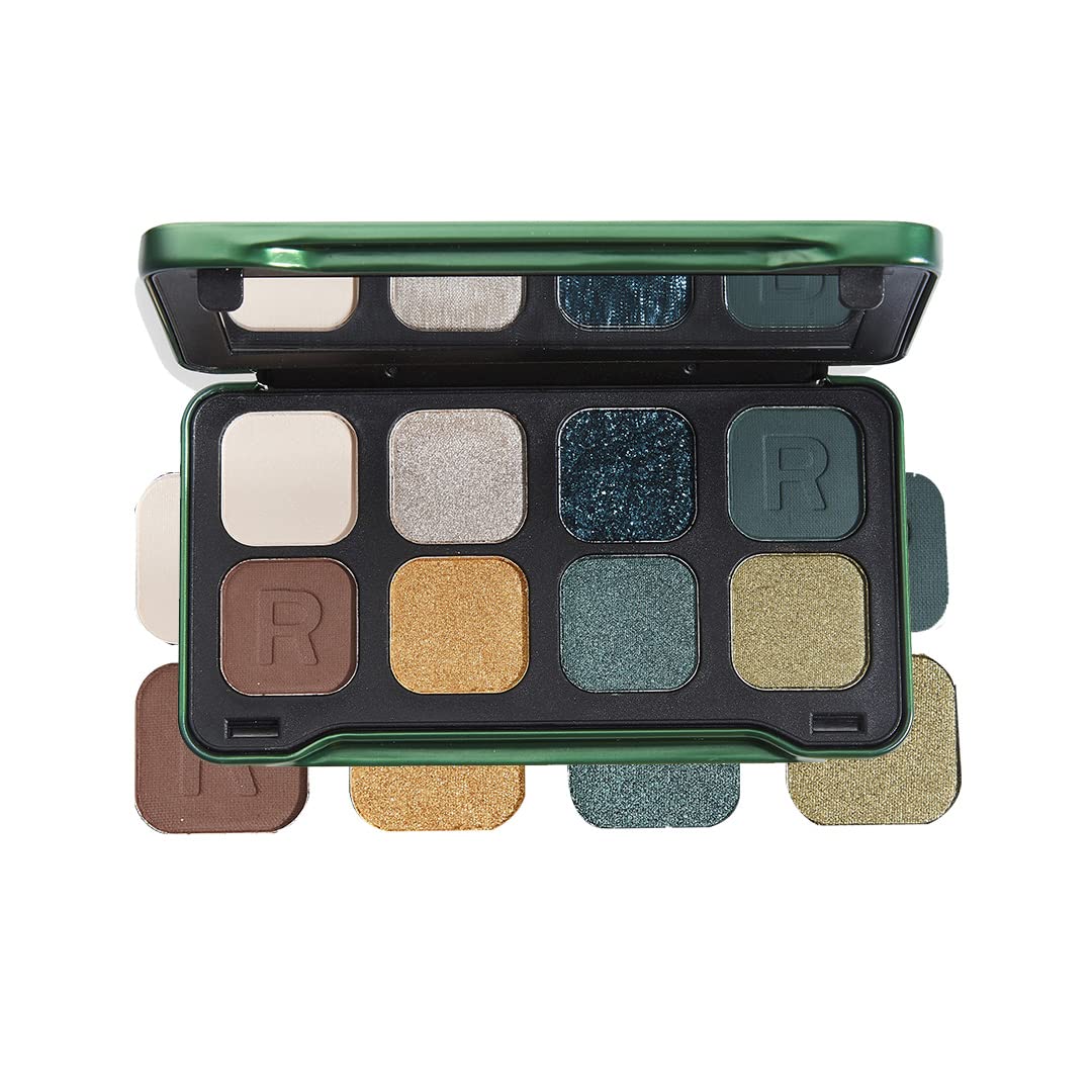 Makeup Revolution Revolution Forever Flawless Dynamic Matte Everlasting Matte Eyeshadow Palette, Everlasting, 8 g (Multicolor)