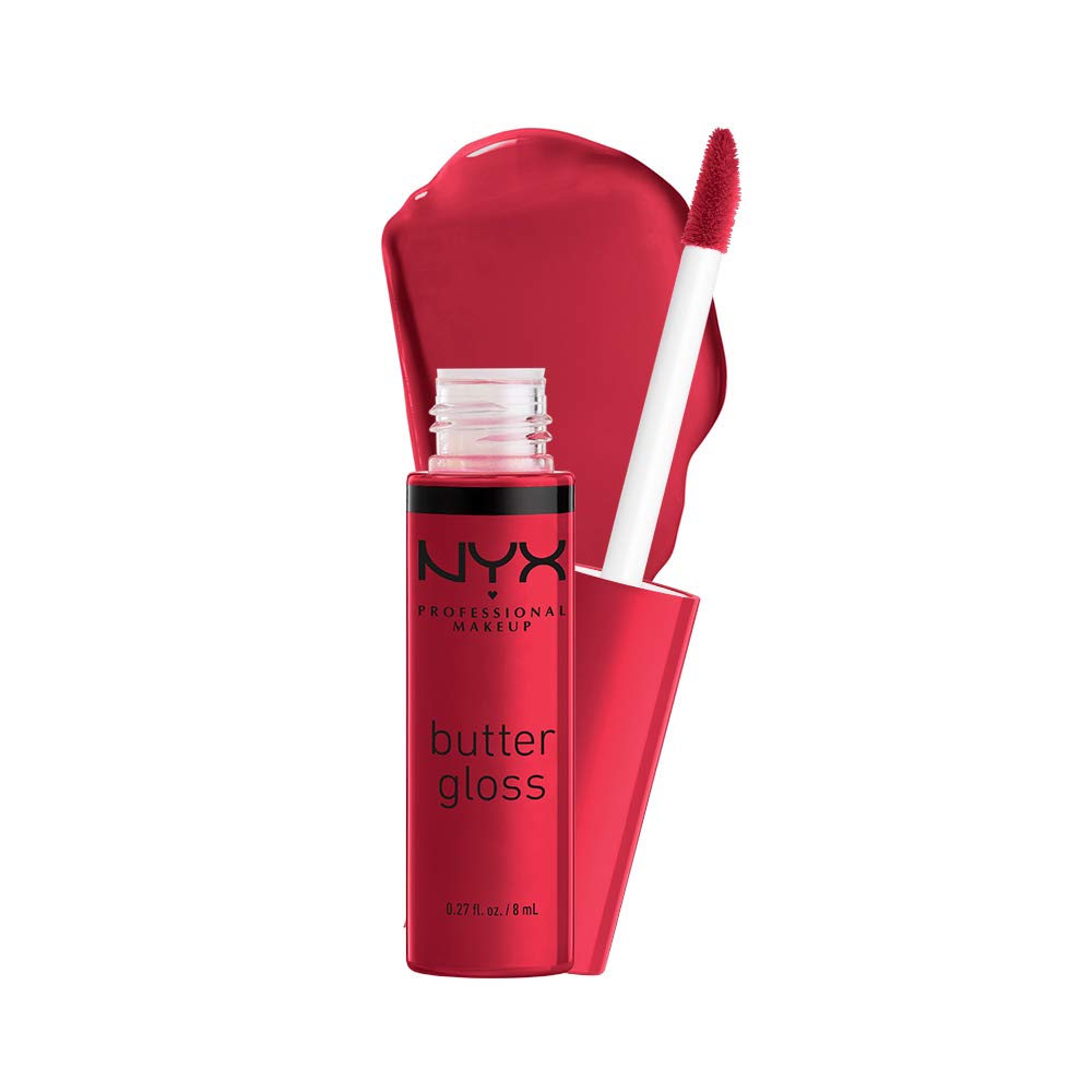 Nyx Professional Makeup Butter Lip Gloss, Red Velvet, 8ml