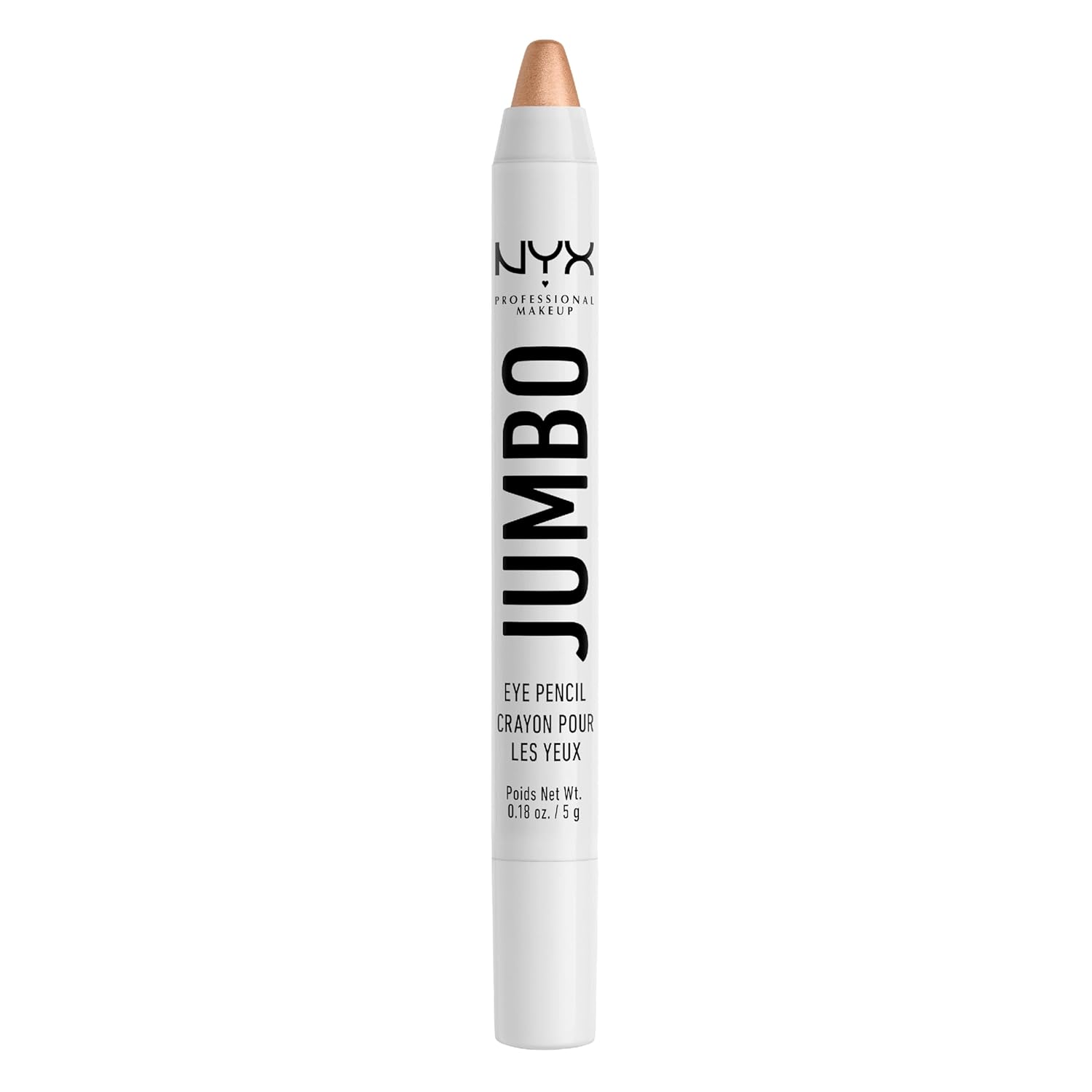 NYX PROFESSIONAL MAKEUP Jumbo Eye Pencil, Eyeshadow & Eyeliner Pencil - Frosting (Champagne)