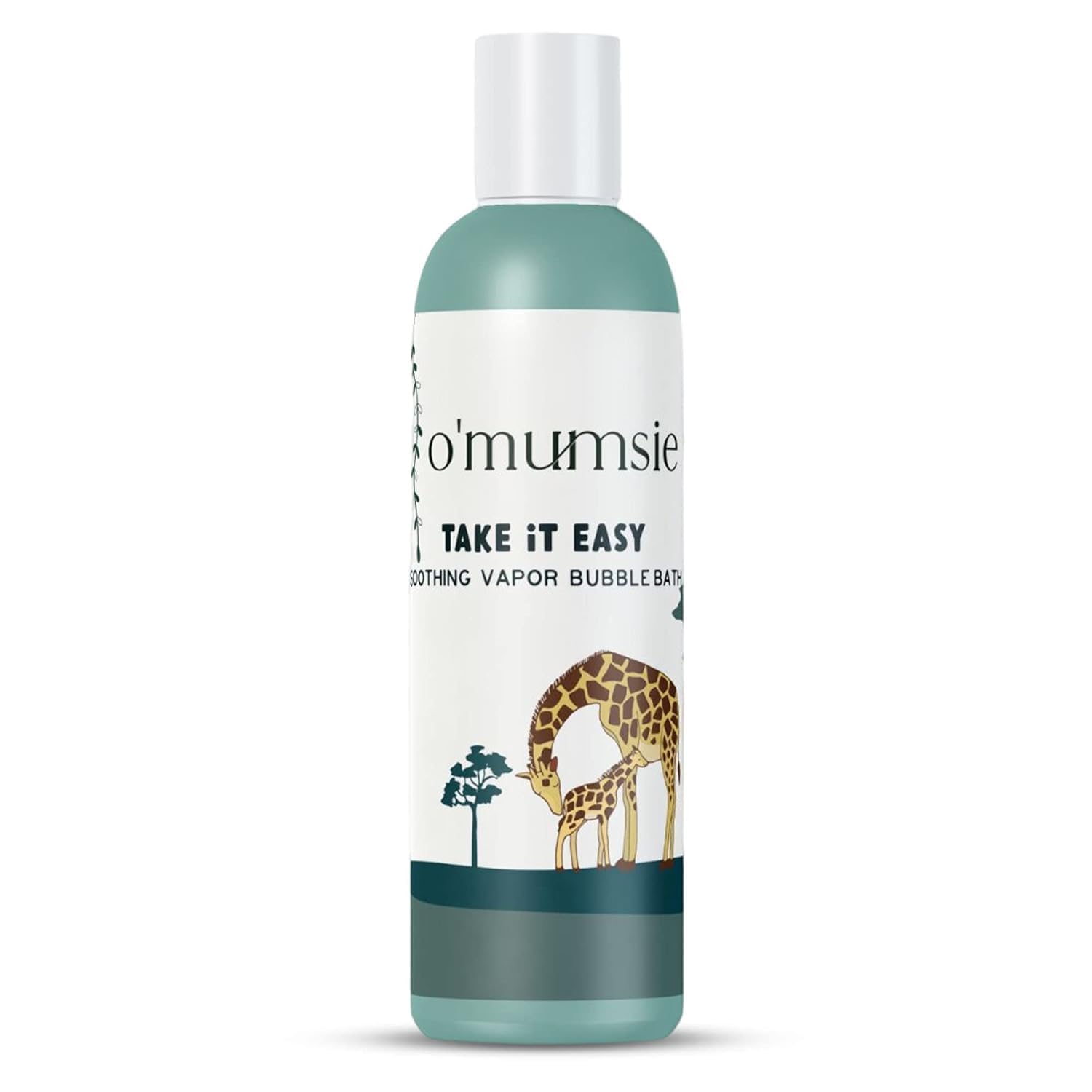 o'mumsie Baby Bubble Body Wash | Enriched with Eucalyptus & Lavender | Plant Rich Formula Safe For Kids And Adults To Soothe And Relieve Cold And Sinus, Flu & Cough (250 ML)