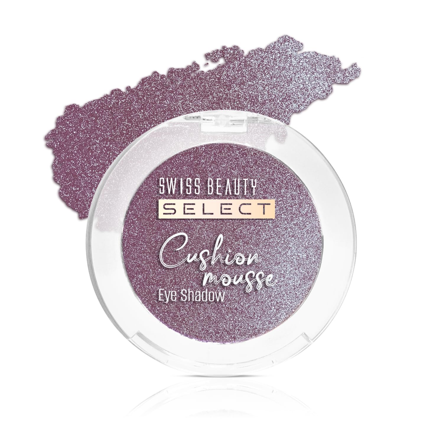 Swiss Beauty Select Cushion Mousse Eyeshadow | Highly Pigmented & Blendable Formula | Long-Lasting Eye Makeup with Vitamin E | Lightweight & Shimmer Finish Palette | Shade- 6. Electric Chroma, 2g, Purple