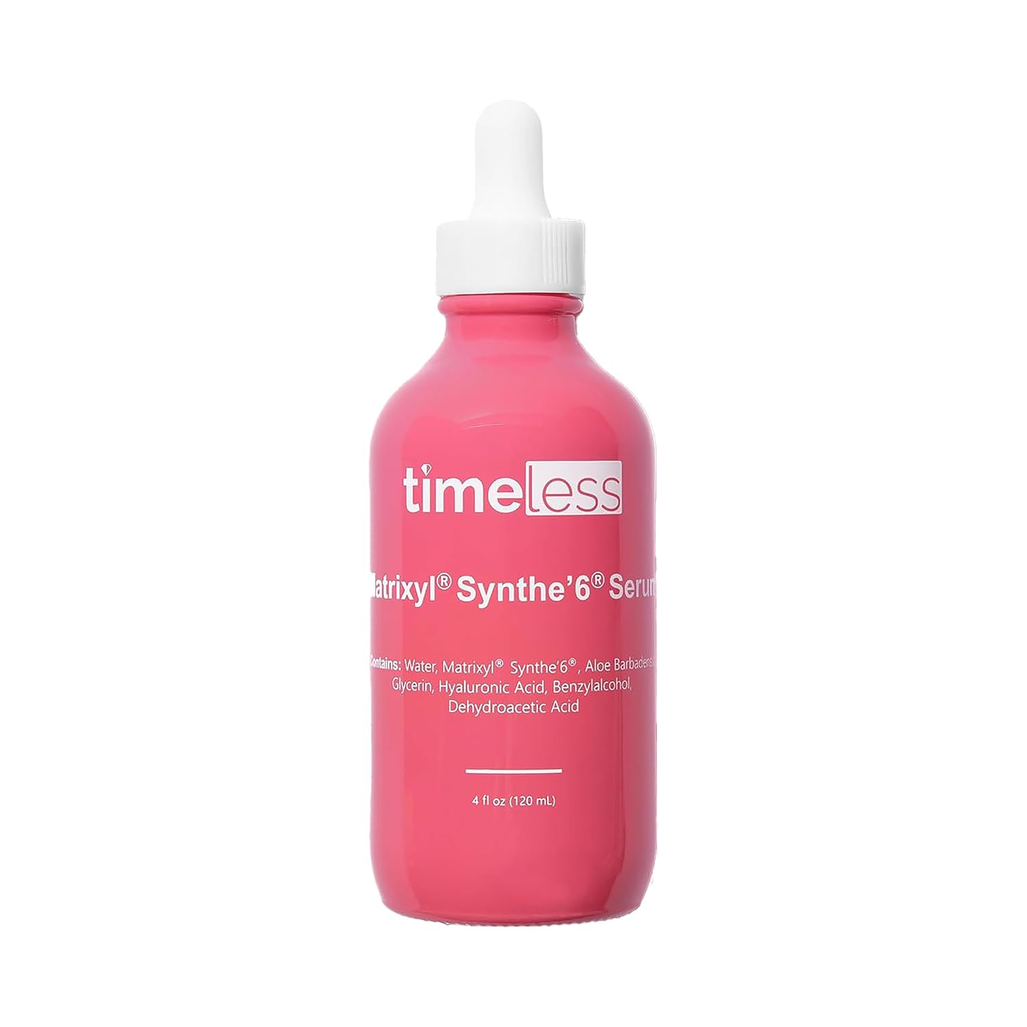 Timeless Skin Care Matrixyl Synthe’6 Serum - Face Serum for Skin Care - with Hyaluronic Acid for Hydration - 120 ml