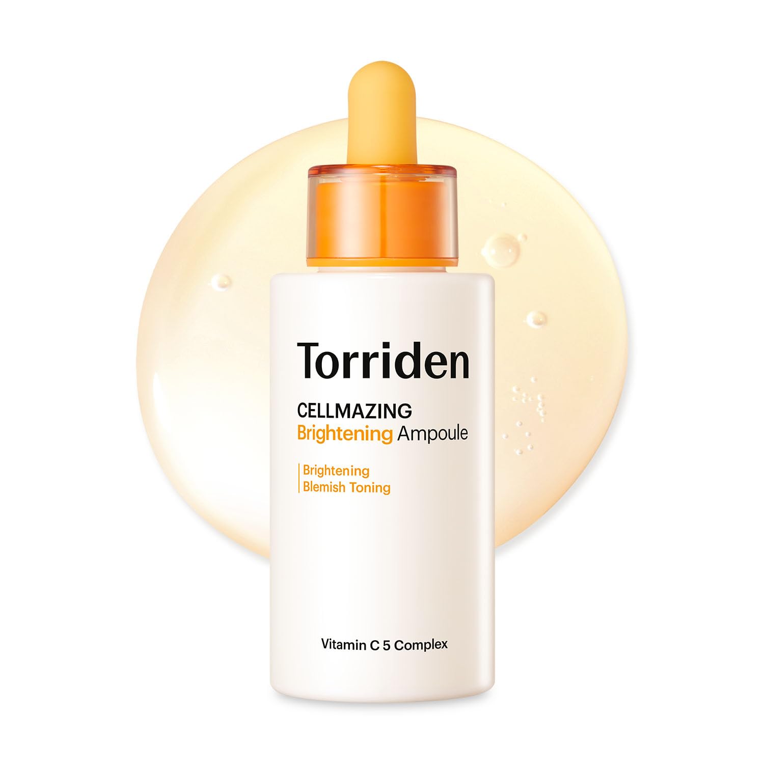 Torriden Cellmazing Brightening Ampoule (30ml)- Potent 5D Vitamin C & Niacinamide Serum | Korean Formula for Uneven Skin Tone, Pigmentation & Dark Spots | Calms Sensitive Skin, Refines Pores | Vegan