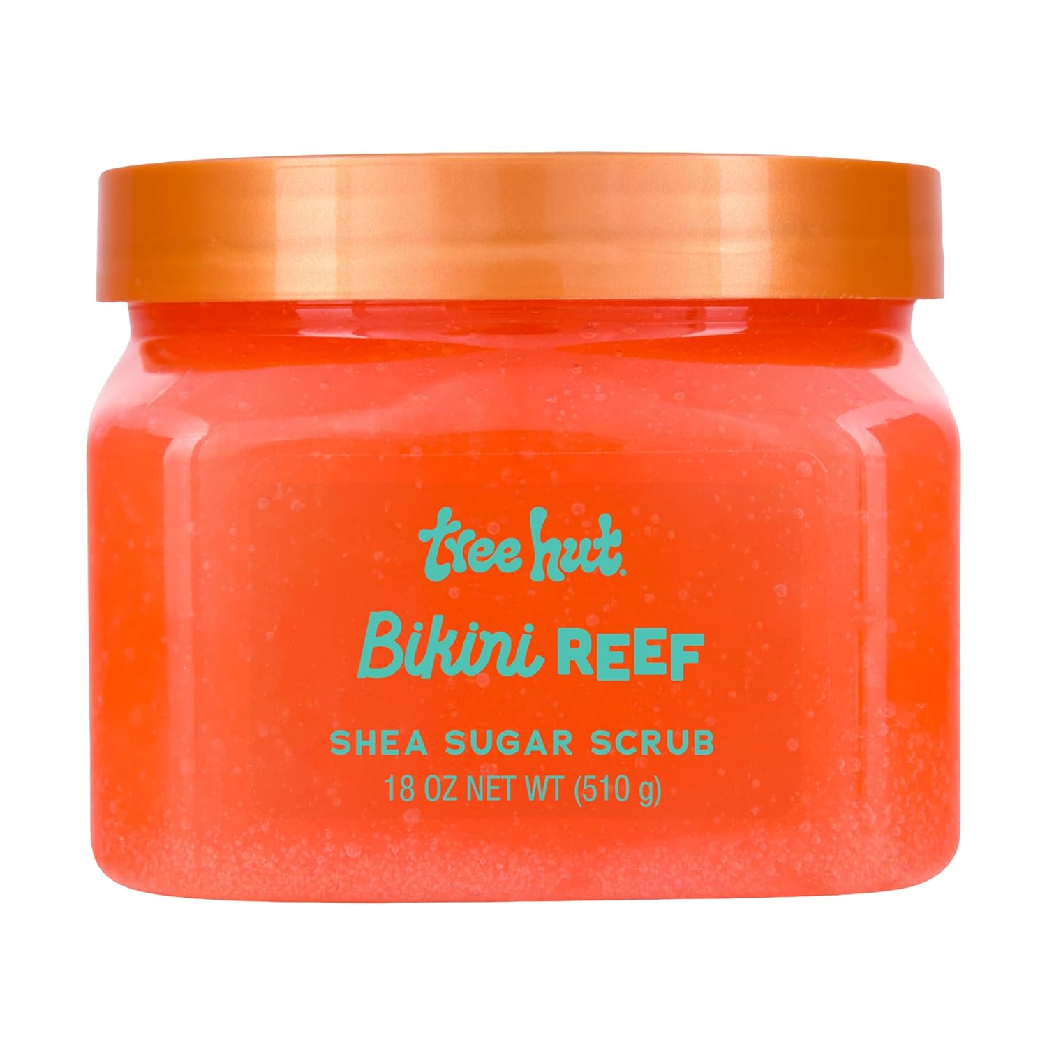 Tree Hut Bikini Reef Shea Sugar Scrub, 510g - Exfoliating Body Scrub with Shea Butter to Remove Dead, Dry Skin for Deep Hydration
